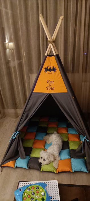 Cort teepee de joaca tematica Batman [6]