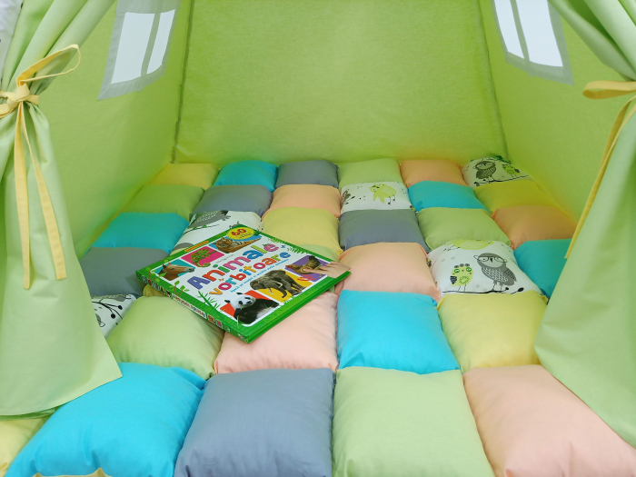 Cort teepee de joaca Bufnitele haioase [3]