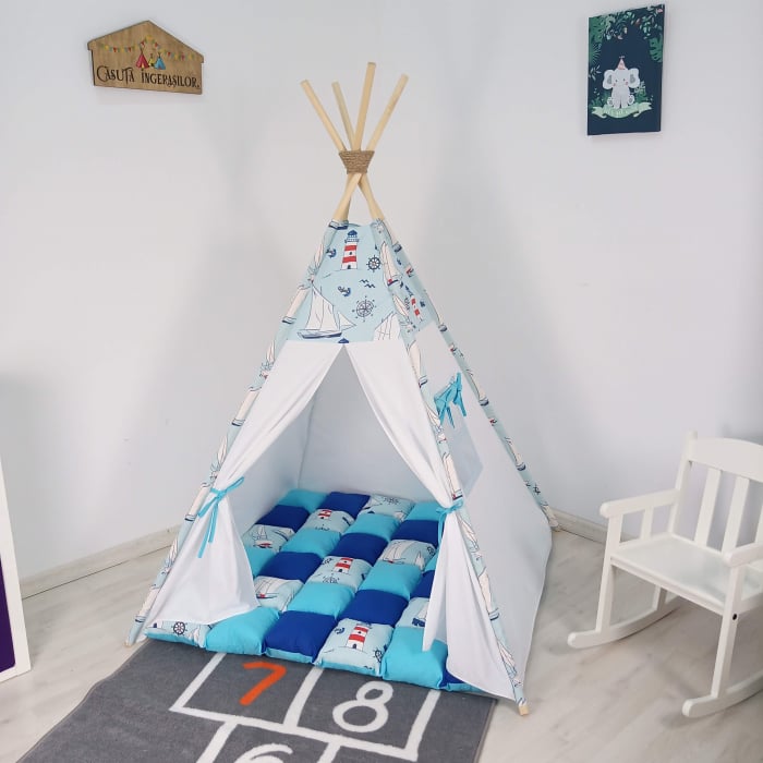 Cort teepee de joaca tematica marina [1]