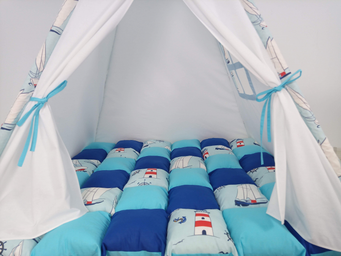 Cort teepee de joaca tematica marina [4]
