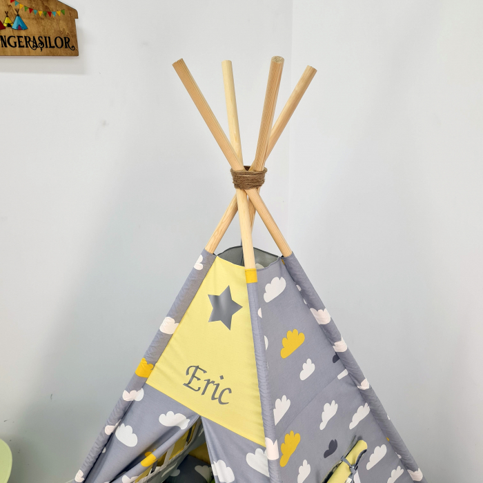 Cort teepee de joaca Cloudy [3]