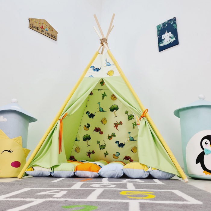 Cort teepee de joaca Dino 3 [6]