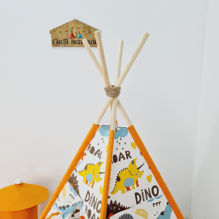 Cort teepee de joaca Dino 4 [3]