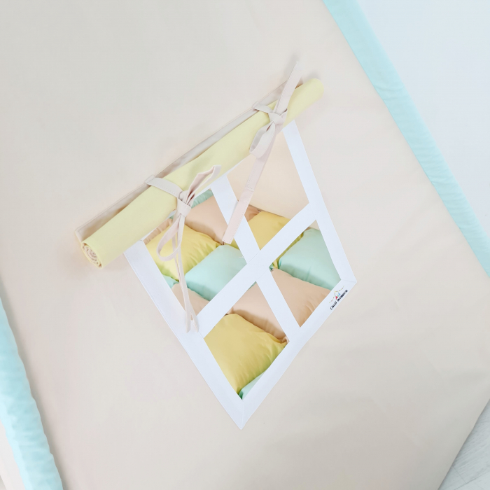 Cort de joaca teepee menta/bej [3]