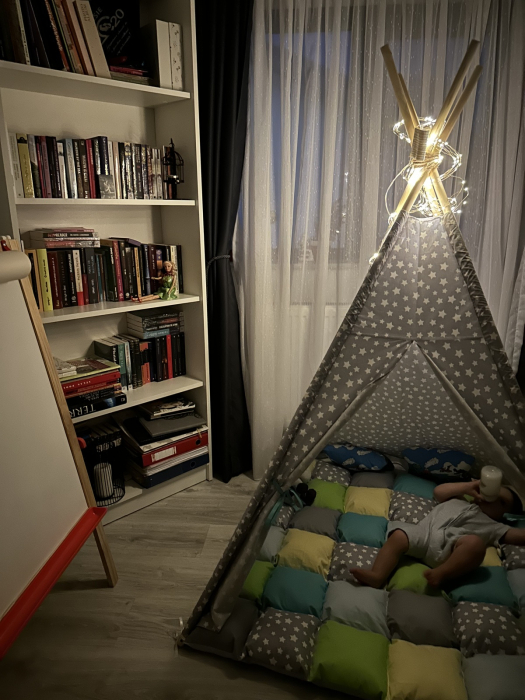 Cort teepee de joaca tematica stele [4]