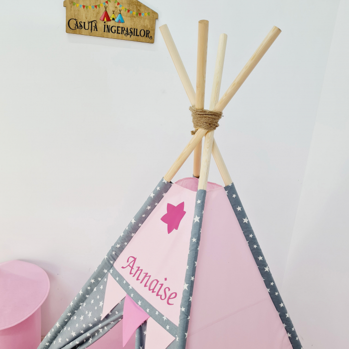 Cort de joaca teepee Milky Stars Patrisia [5]