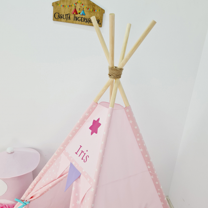 Cort teepee de joaca Milky Stars - Iris [2]