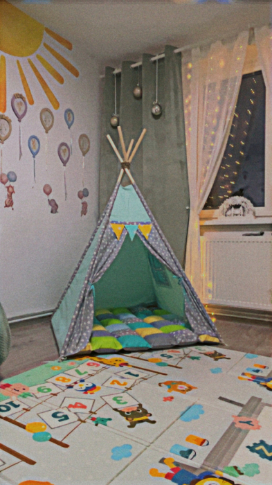 Cort de joaca teepee Milky Stars Rares [7]