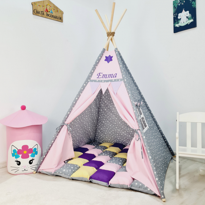 Cort de joaca teepee Milky Stars Eva [1]