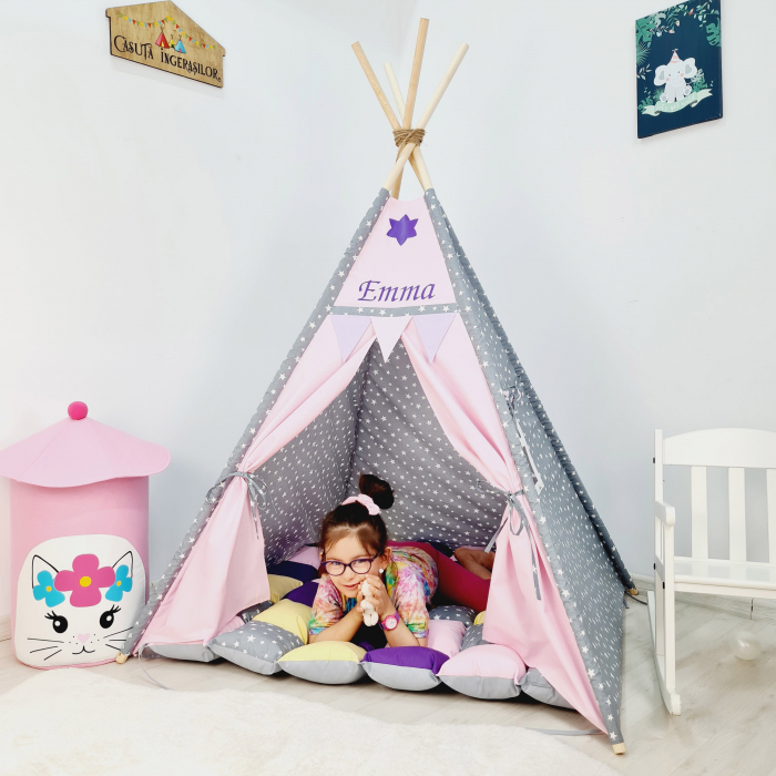 Cort de joaca teepee Milky Stars Eva [5]
