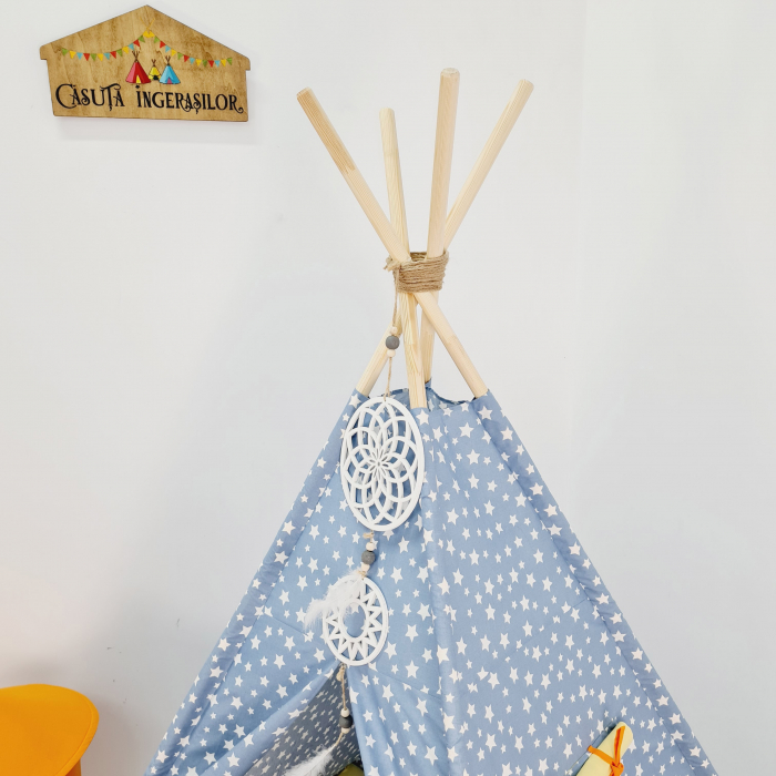 Cort teepee de joaca Milky Stars Serenity [2]