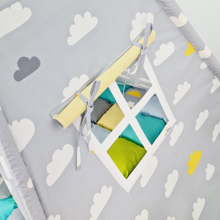 Cort teepee de joaca Cloudy&Elephant [3]