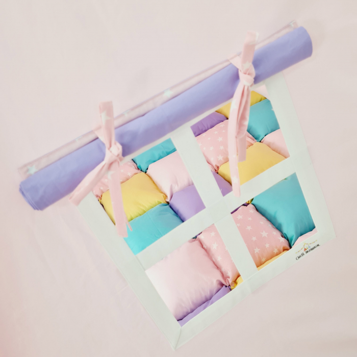 Cort teepee de joaca Milky Stars Pink [3]
