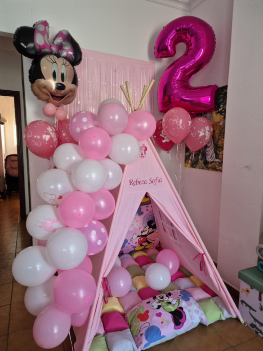 Cort teepee de joaca Minnie Mouse personalizat [6]