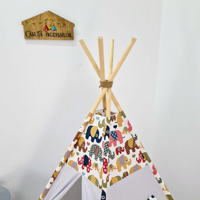 Cort teepee de joaca Patrula Elefantilor [3]