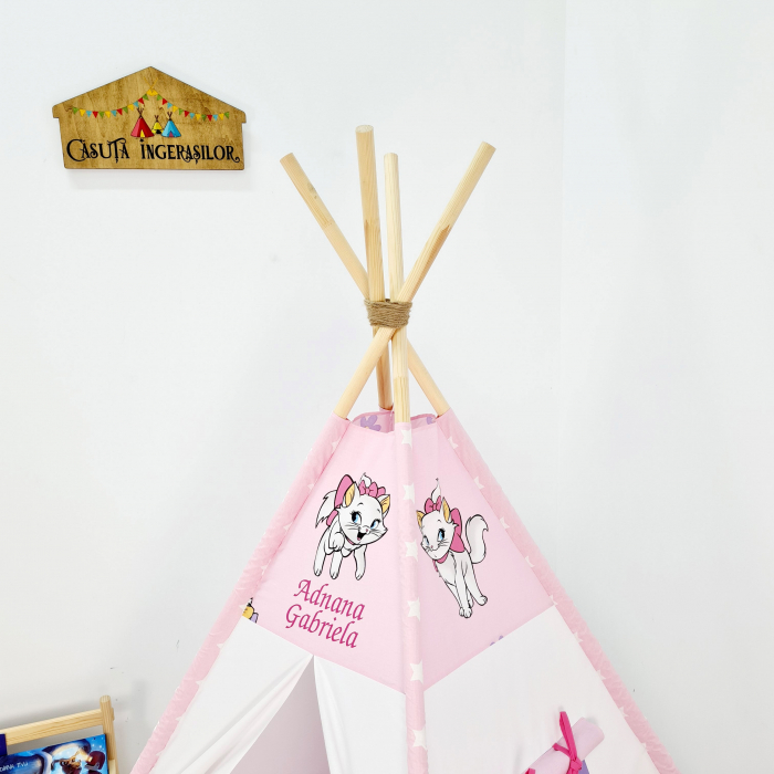 Cort teepee de joaca Pisicuta Marie [3]