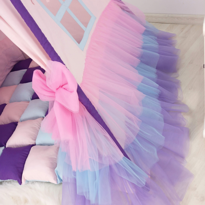 Cort teepee de joaca ruffle printesa [3]