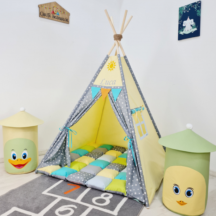 Cort de joaca teepee Luca [1]