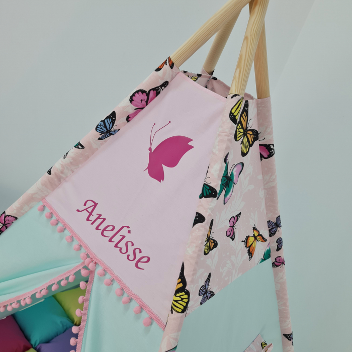 Cort teepee de joaca valsul fluturilor [2]
