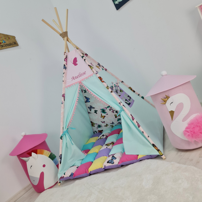 Cort teepee de joaca valsul fluturilor [6]