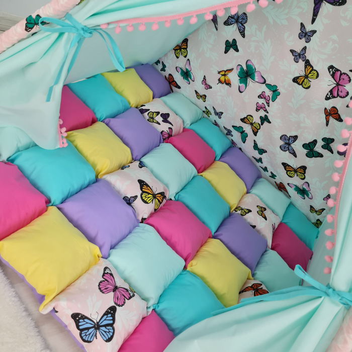 Cort teepee de joaca valsul fluturilor [4]