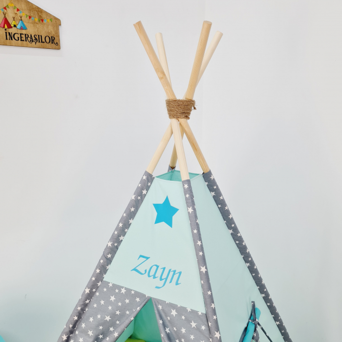 Cort teepee de joaca Milky Stars - Zayn [4]