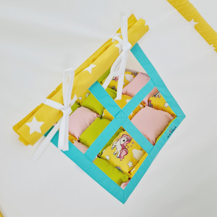 Cort teepee de joaca Yellow Stars Fairy [2]