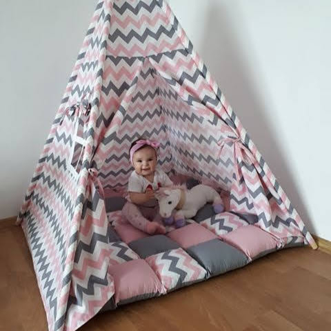 Cort teepee de joaca zig-zag [4]
