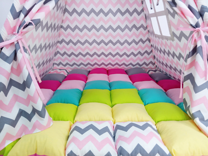 Cort teepee de joaca zig-zag [2]