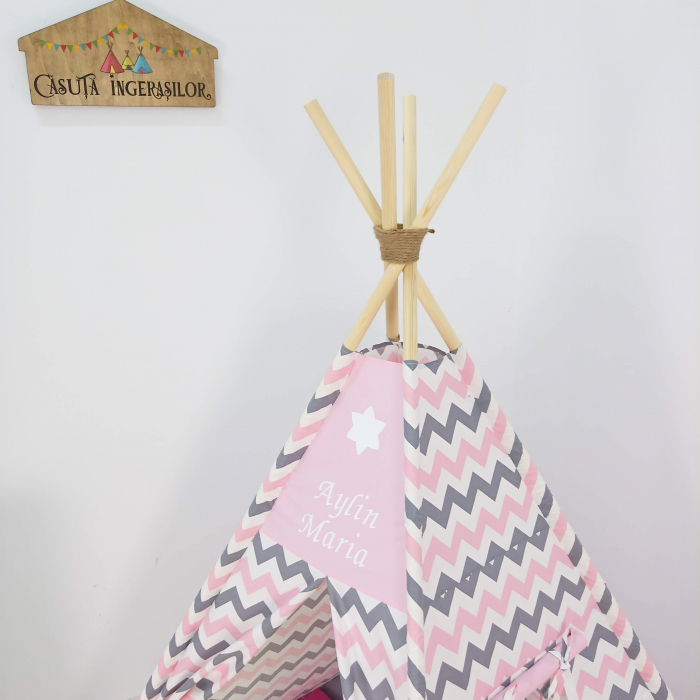 Cort teepee de joaca zig-zag [4]