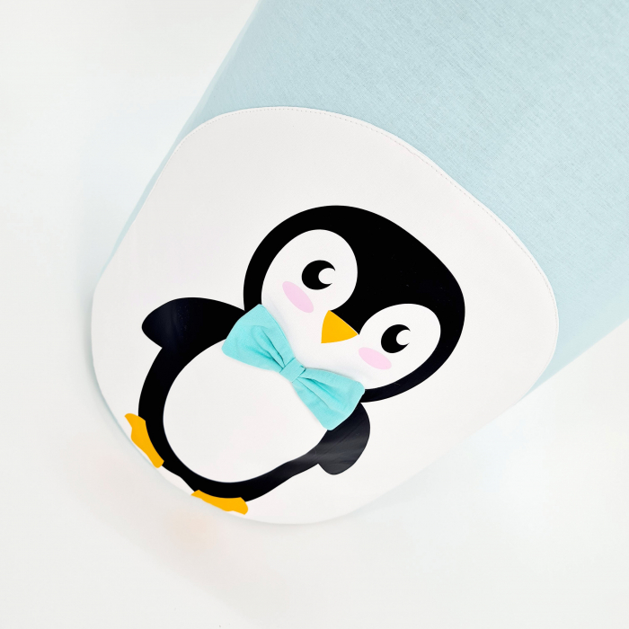 Cos jucarii Pinguin turcoaz [2]
