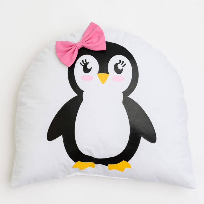 Laterala animata pentru patut - Pinguin fetita - mica [1]