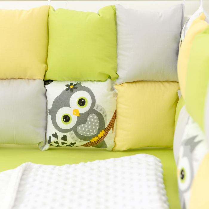 Set patut patchwork bufnite gri [2]
