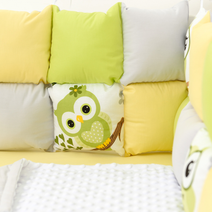 Set patut patchwork bufnite verzi [2]