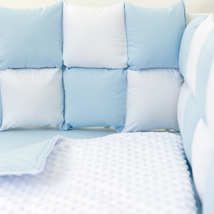 Set patut patchwork bleu/alb [2]