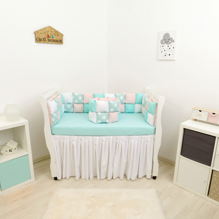 Set patut patchwork buline turcoaz [1]