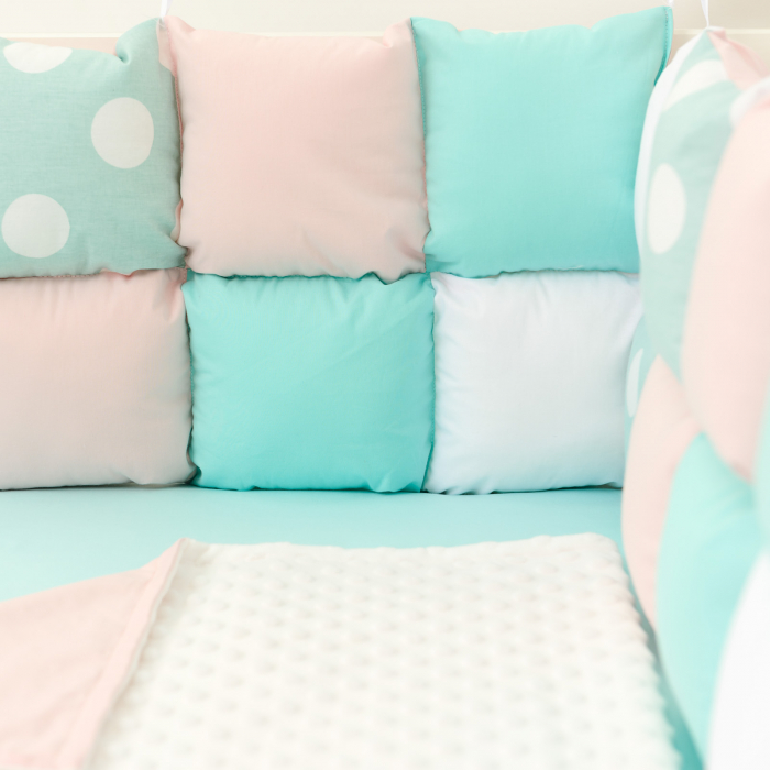 Set patut patchwork buline turcoaz [2]