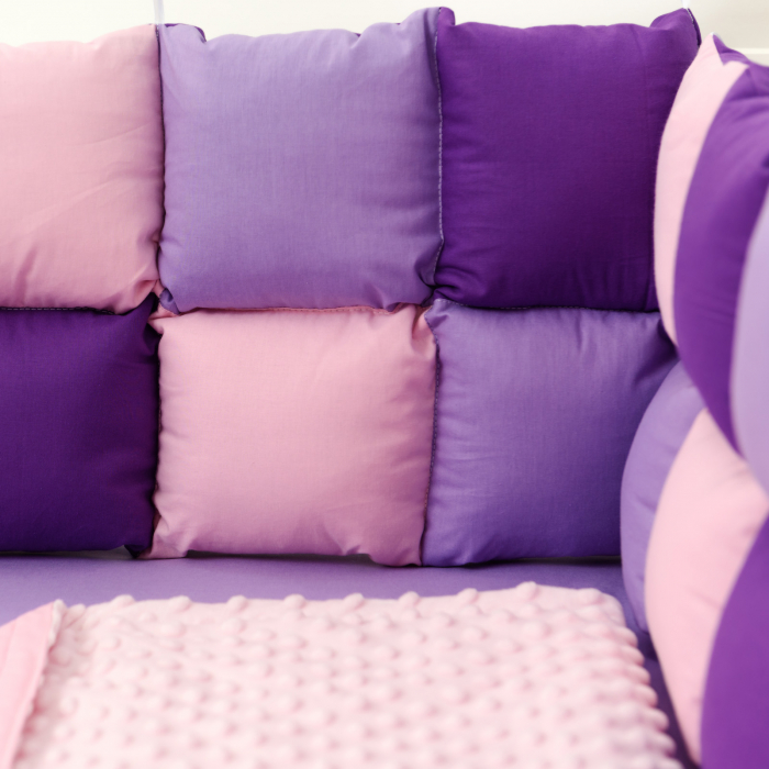 Set patut patchwork mov/roz/lila [2]