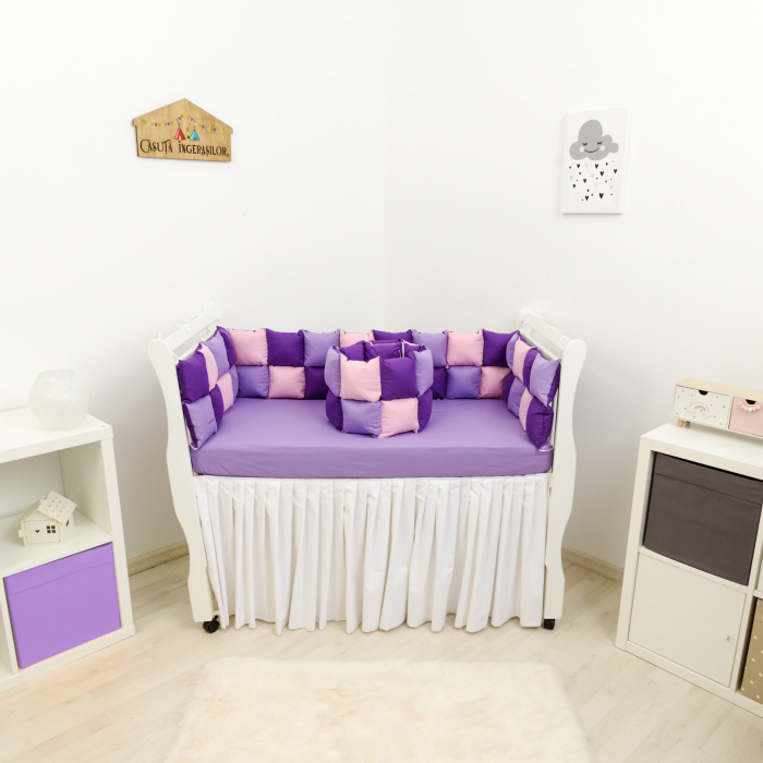 Set patut patchwork mov/roz/lila [1]