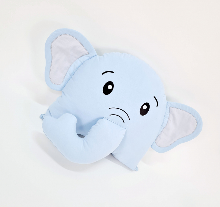 Set perne Elefanti gri / bleu - gri / roz [4]