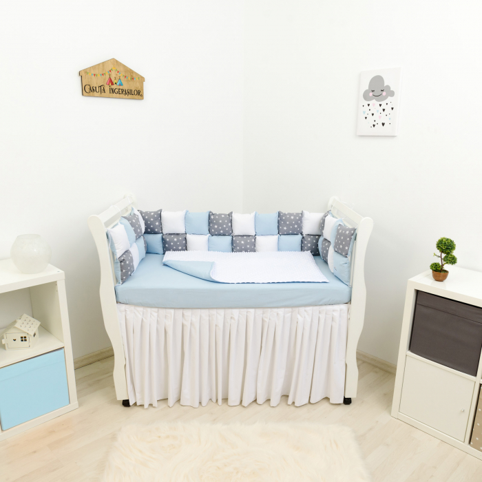 Set patut stelute gri/alb/bleu [1]