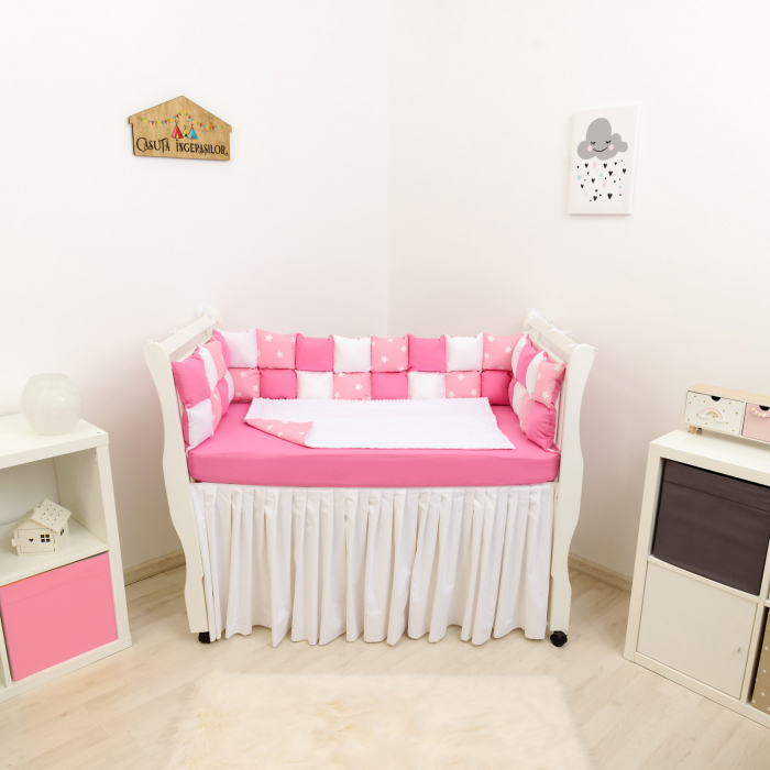 Set patut stelute roz/alb [1]