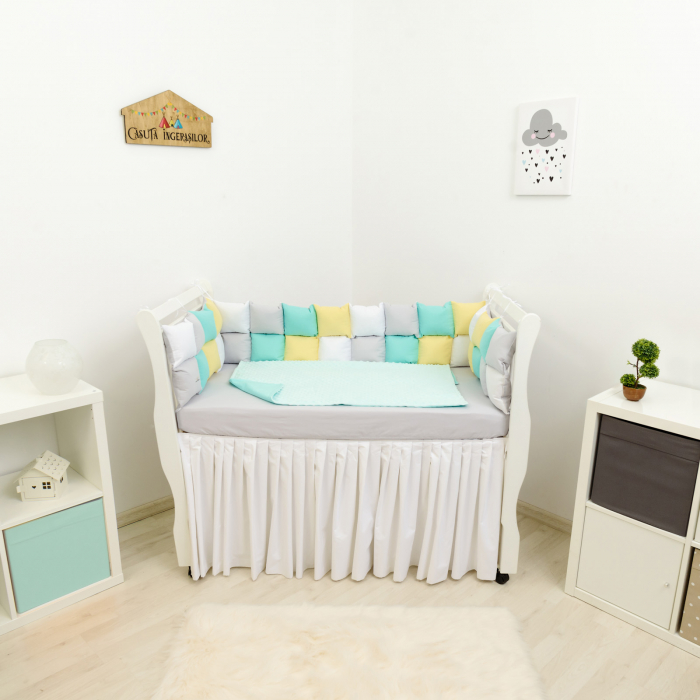 Set patut turcoaz/galben/gri [1]