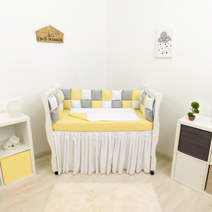 Set patut galben/gri/alb [1]