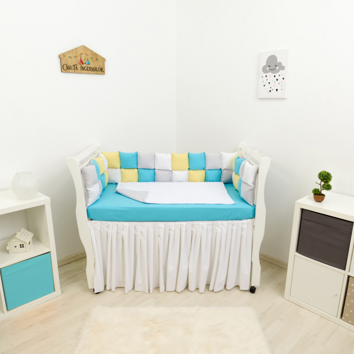 Set patut turcoaz/galben/alb [1]