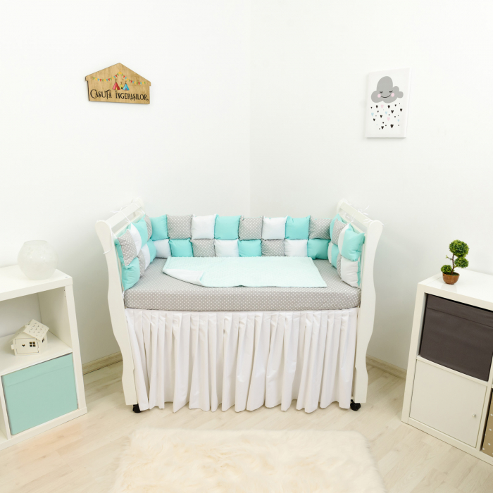 Set patut buline/turcoaz/alb [1]