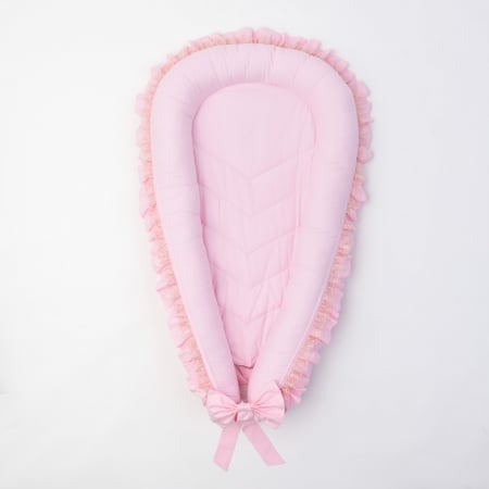 Baby Nest - Cosulet pentru bebe Roz cu dantela