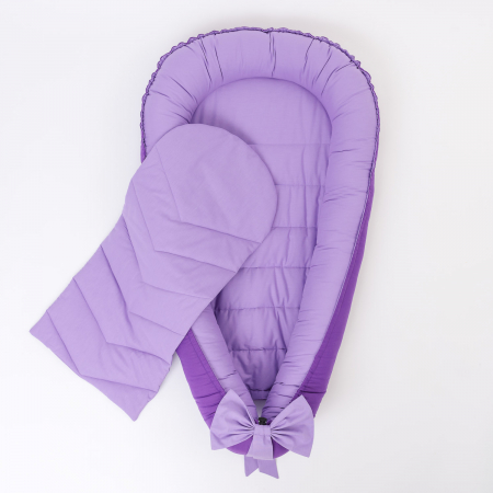 Baby Nest - Cosulet pentru bebe Mov/Lila
