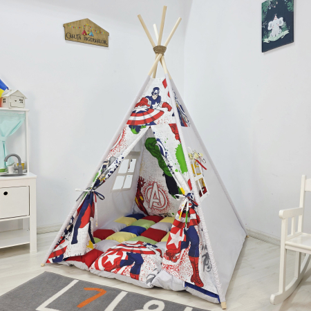 Cort de joaca teepee Avengers- Hulk, Iron Man, Thor [1]
