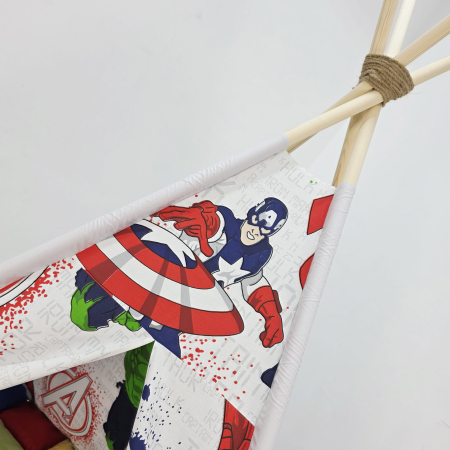 Cort de joaca teepee Avengers- Hulk, Iron Man, Thor [6]